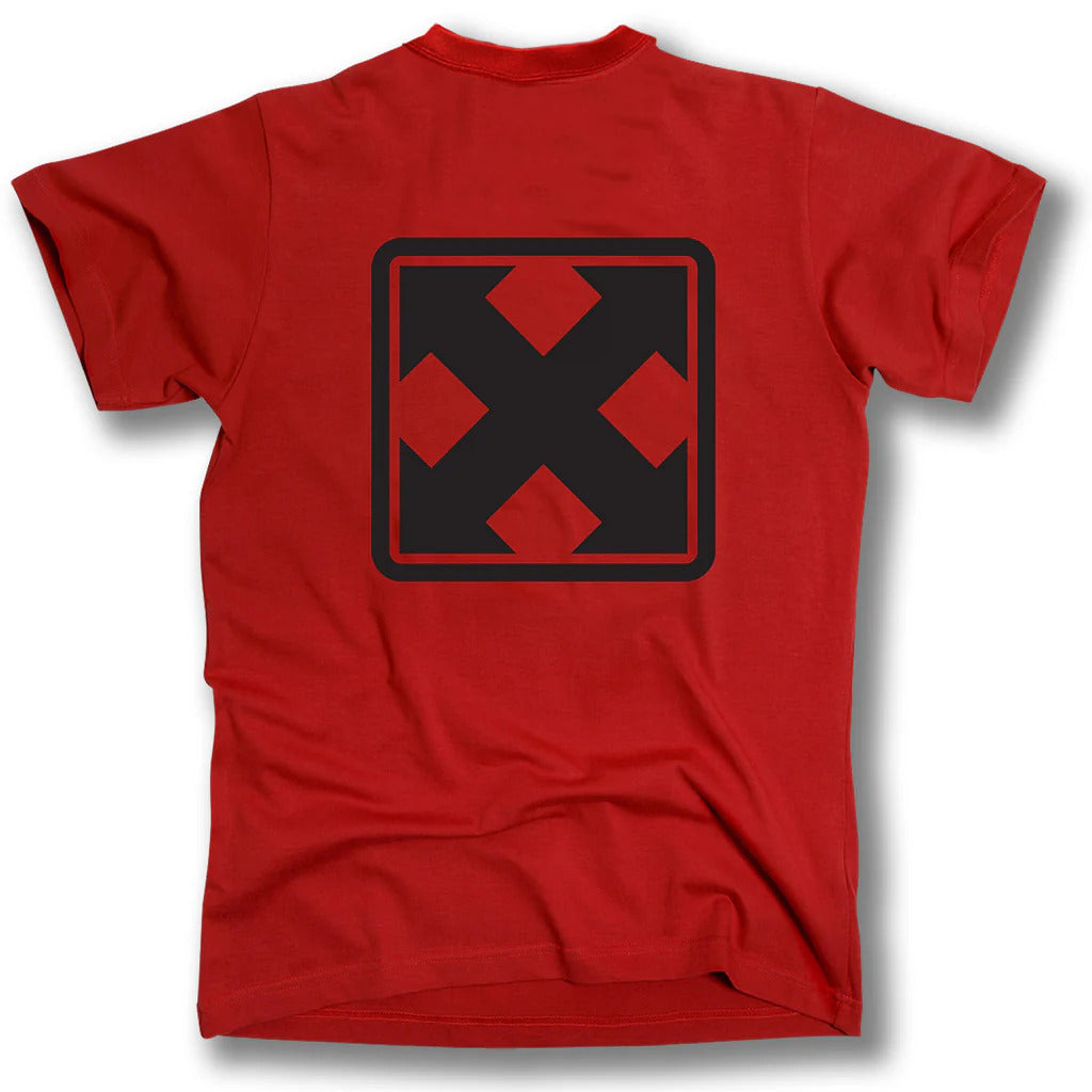 Camiseta H-Street MARK LOGO TEE - Vermelho/RED