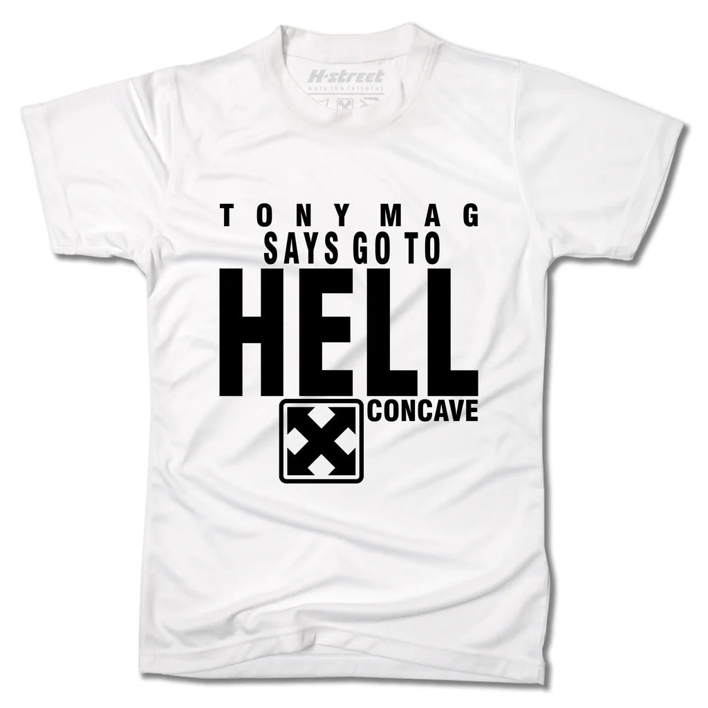 Camiseta H-Street T-MAG SAYS TO GO HELL TEE - Branco/White