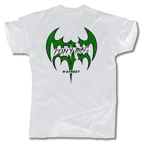 Camiseta H-Street Tony Mag BAT LOGO TEE - Branca/White