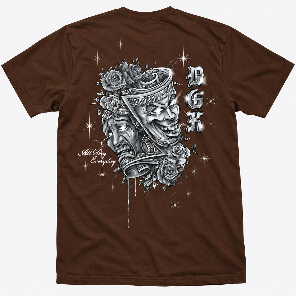 Camiseta Importada DGK - SMILE NOW  - Brown/Marrom M