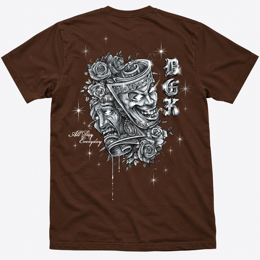 Camiseta Importada DGK - SMILE NOW  - Brown/Marrom M