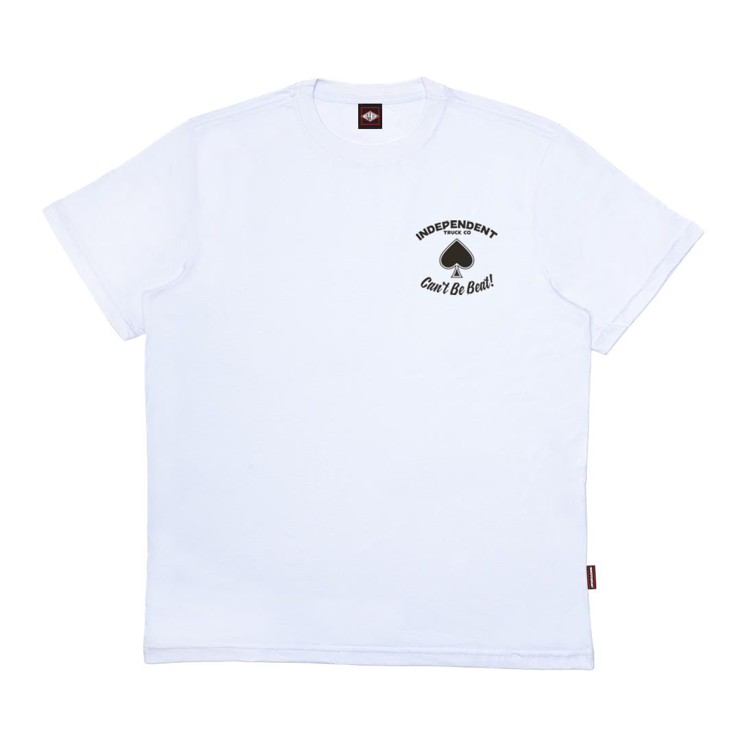 Camiseta Independent Trucks ROYAL FLUSH SS - Branco/White