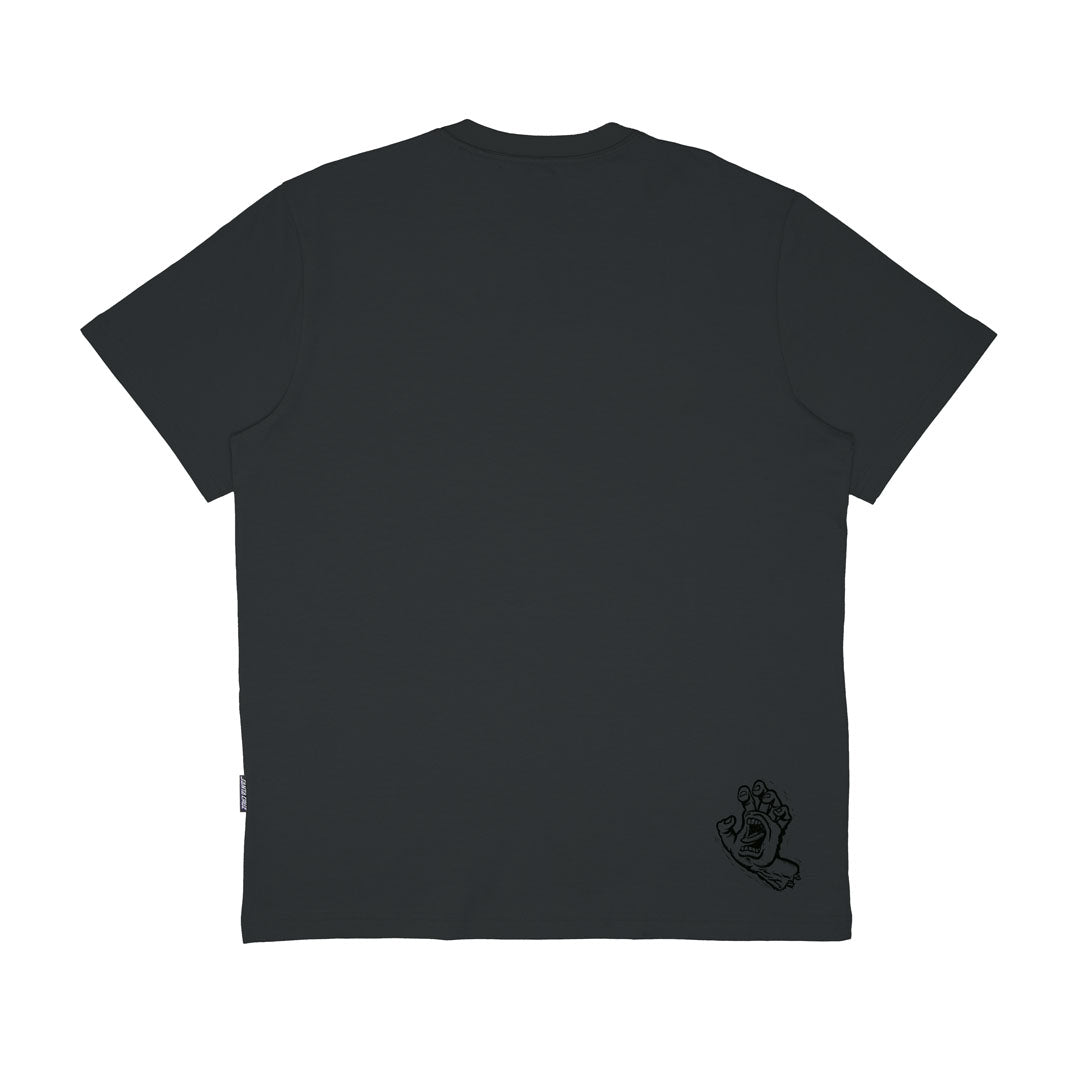 Camiseta Santa Cruz CUT STRIP FRONT -  Grey/ Chumbo cinza escuro