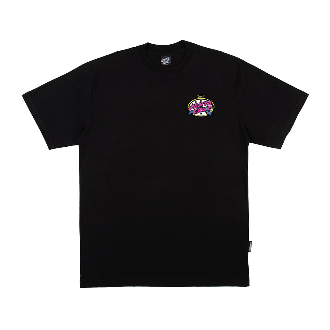 Camiseta Santa Cruz OVERSIZED GRABKE  ALL AROUND SPECIAL EDITION - Black/Preto