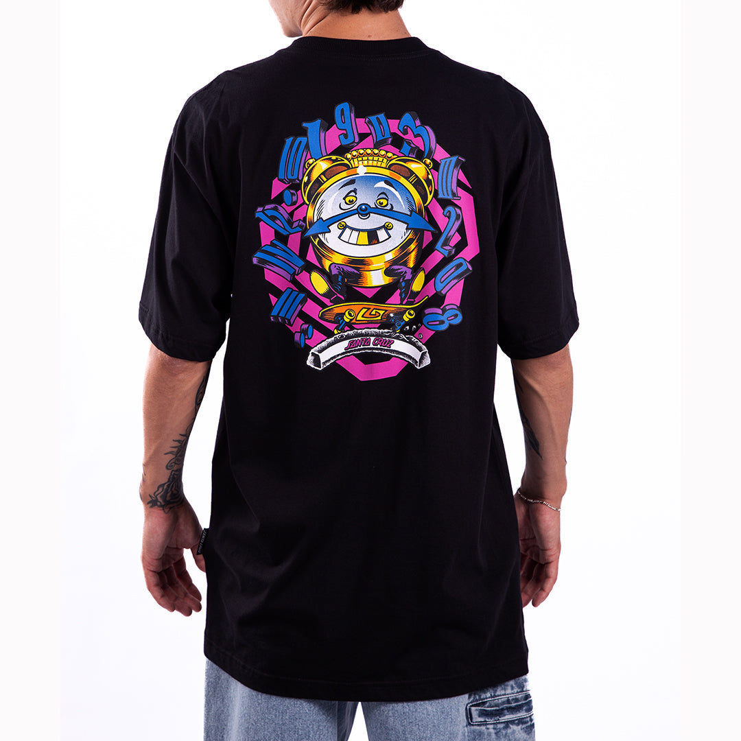 Camiseta Santa Cruz OVERSIZED GRABKE  ALL AROUND SPECIAL EDITION - Black/Preto