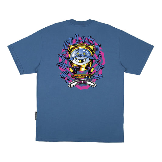 Camiseta Santa Cruz OVERSIZED GRABKE ALL AROUND SPECIAL EDITION -Blue/Azul