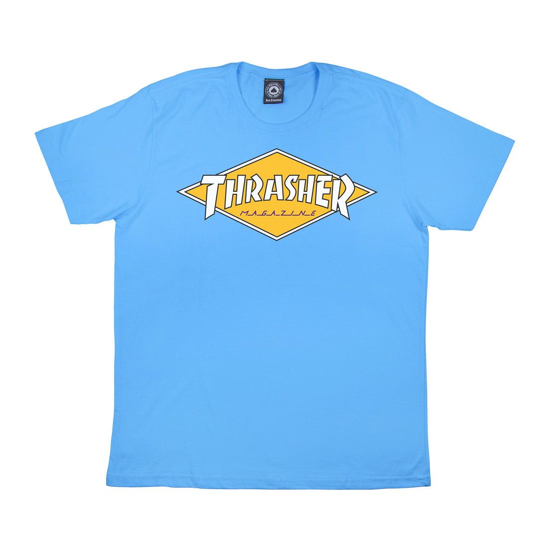 Camiseta Thrasher DIAMOND Logo Blue/Azul claro