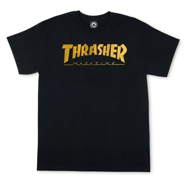 Camiseta Thrasher GOLD FOIL Black/Preto