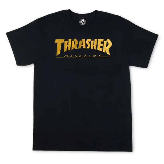 Camiseta Thrasher GOLD FOIL Black/Preto