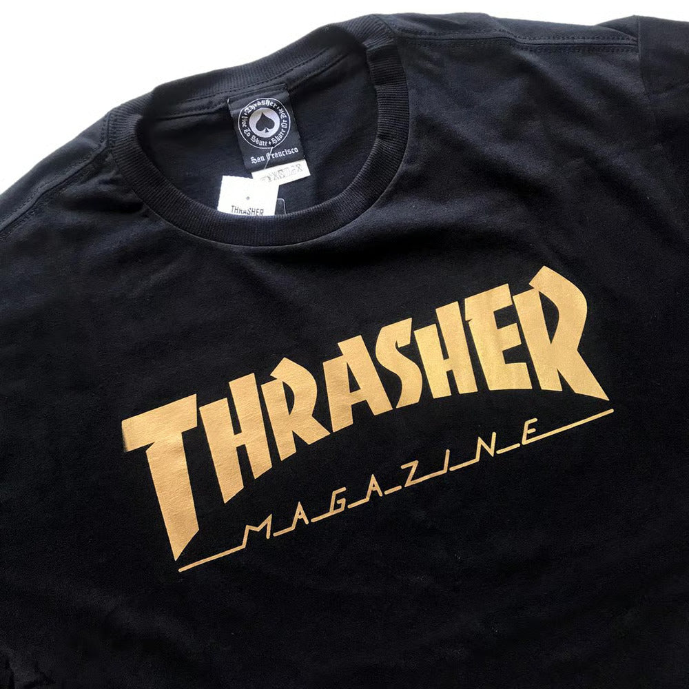 Camiseta Thrasher GOLD FOIL Black/Preto