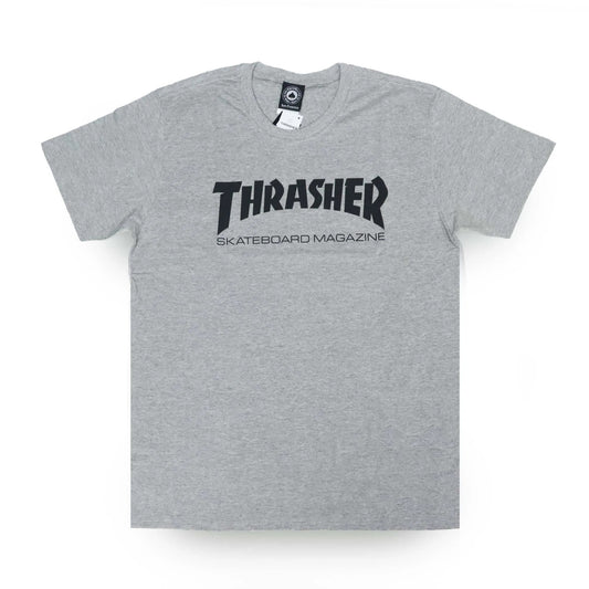 Camiseta Thrasher Magazine Skate Mag Cinza/Grey