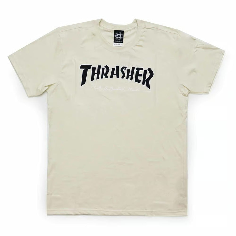 Camiseta Thrasher  OUTLINED - Sand/Areia