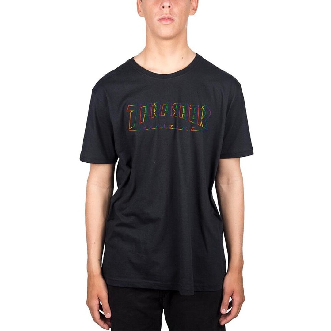 Camiseta Thrasher magazine SPECTRUM - Black/Preto