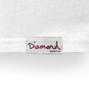 Camiseta Diamond Supply - DIAMOND & FLOWERS -  White/Branco
