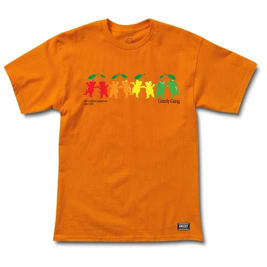 Camiseta Grizzly Taste The Rainbow - Orange