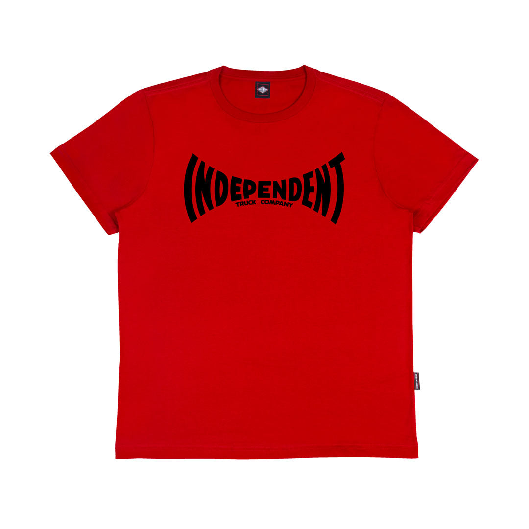 Camiseta Independent Trucks Span Logo - Vermelho/RED