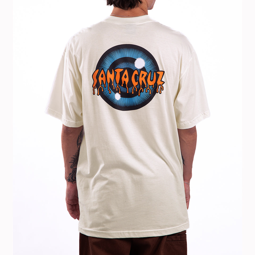 Camiseta Santa Cruz ROSKOPP IRIS  OVERSIZED - OFF WHite