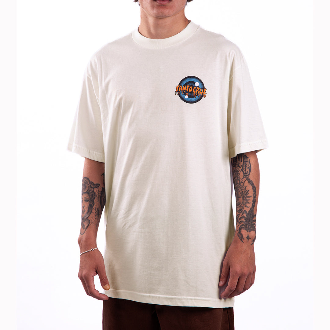 Camiseta Santa Cruz ROSKOPP IRIS  OVERSIZED - OFF WHite