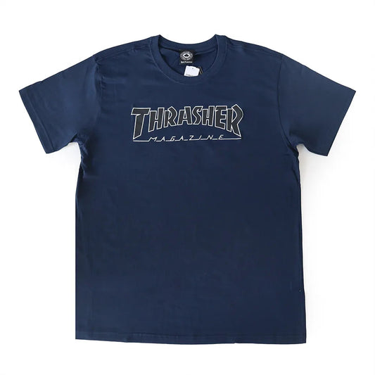 Camiseta Thrasher  OUTLINED - Blue/Marinho