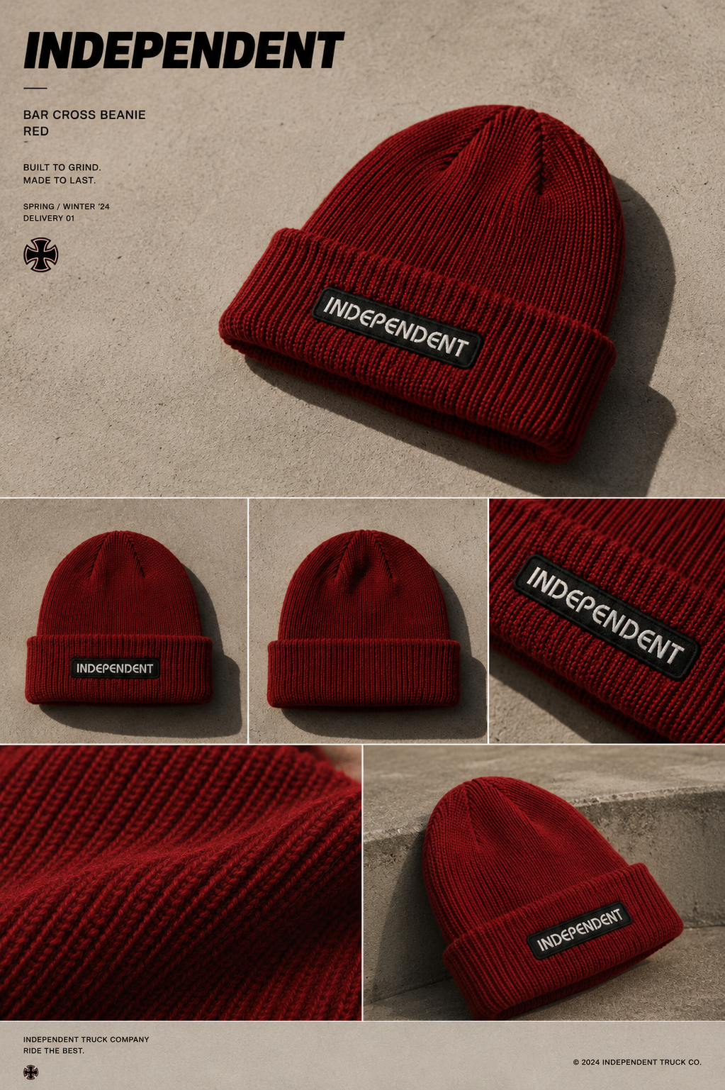 TOUCA INDEPENDENT VIRA B/C GROUNDWORK -  BORDO
