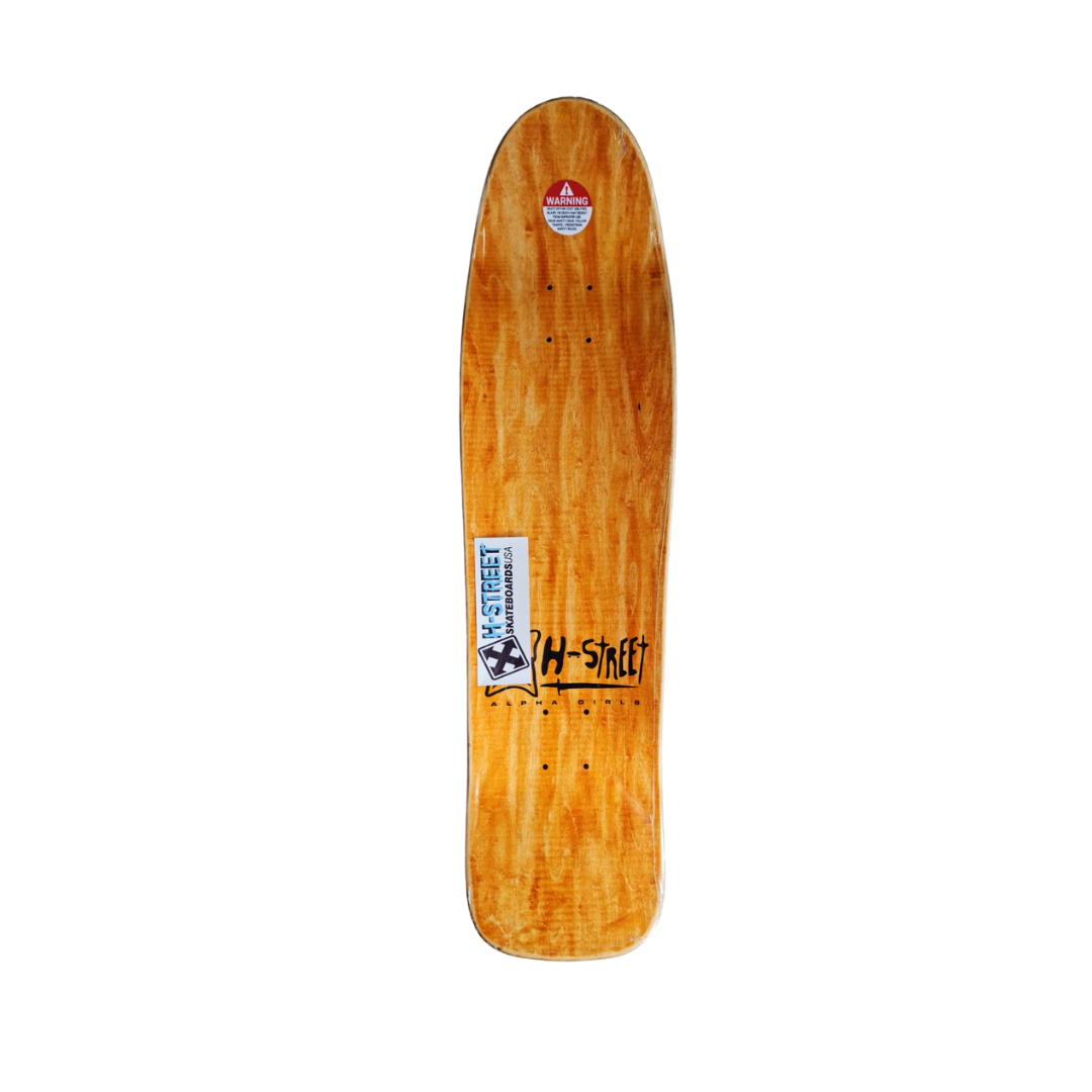 Shape Old School H-Street Deck ALPHA GIRL SMILE SUN - WB15" 32.825 x 8.5"