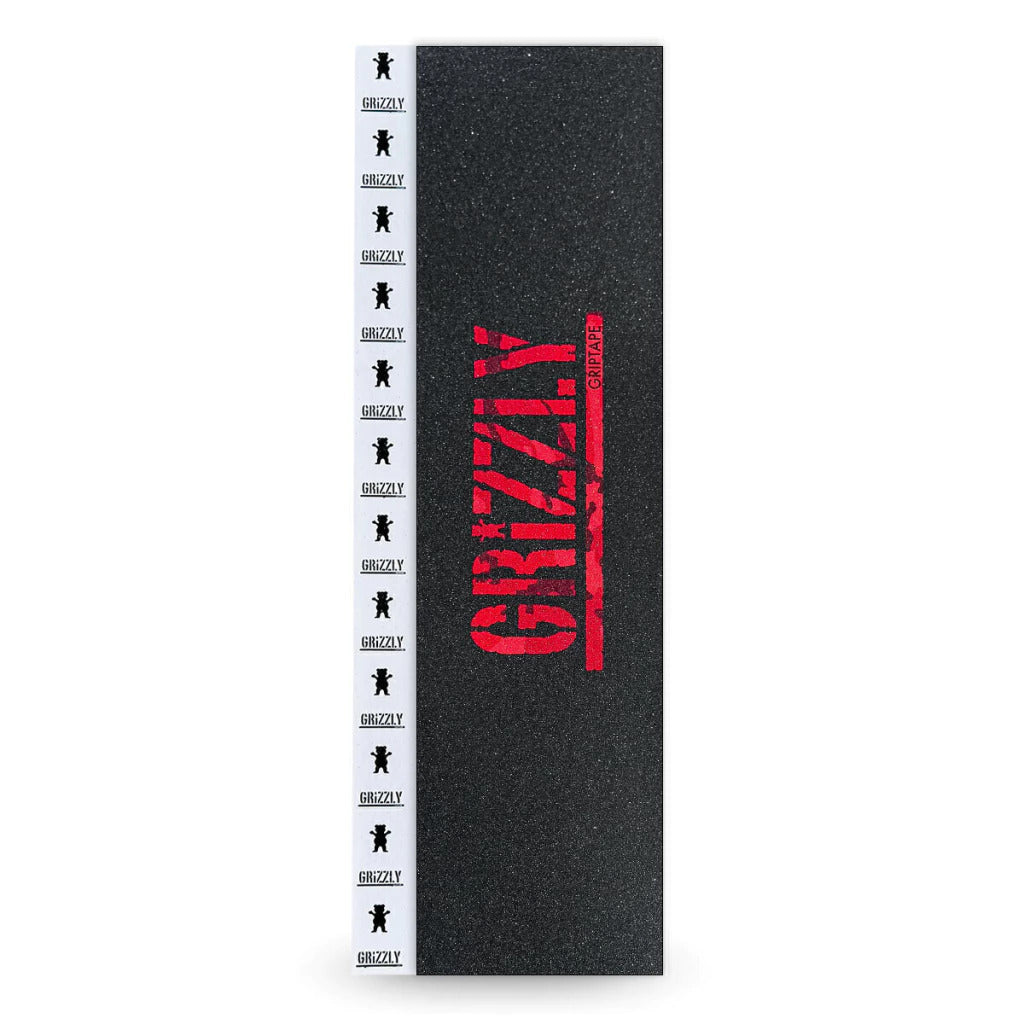 Lixa Grizzly  Grip Tape Stamp Print Red Camo