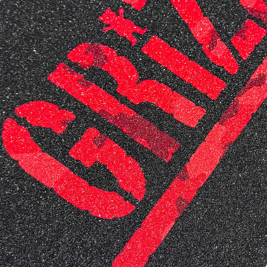 Lixa Grizzly  Grip Tape Stamp Print Red Camo
