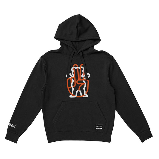 Moletom Grizzly - Peace Out Hoodie Black/Preto