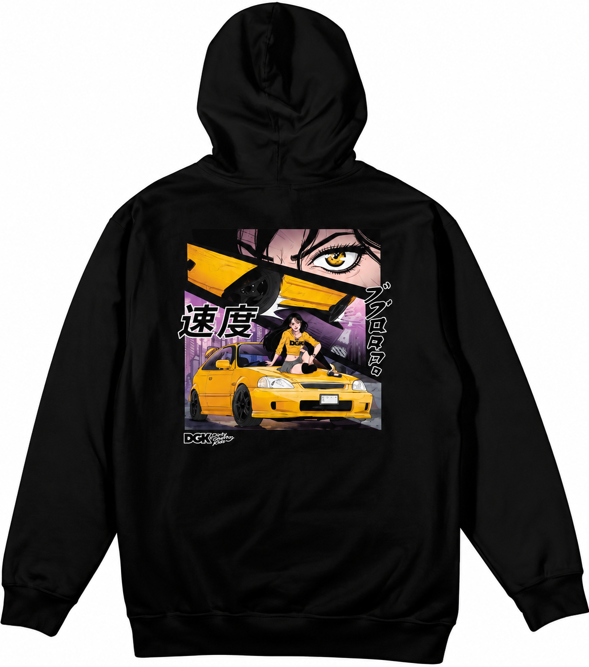 Moletom DGK importado Killin" Hooded Fleece Black/Preto