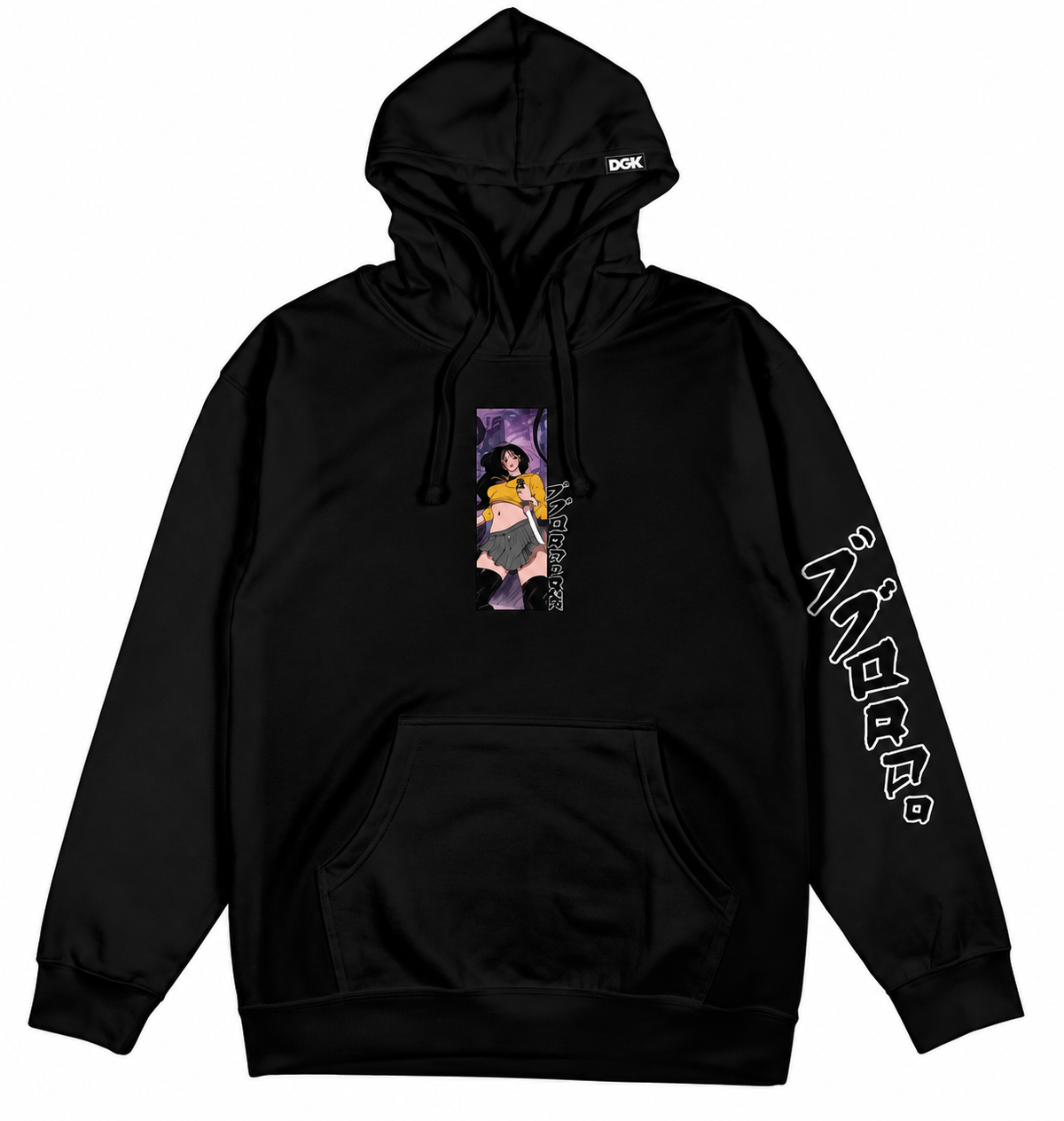 Moletom DGK importado Killin" Hooded Fleece Black/Preto