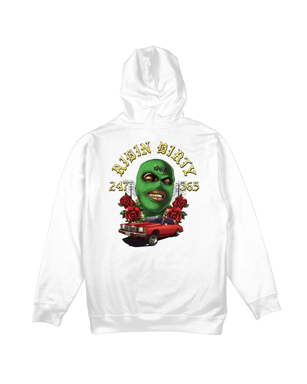 Moletom DGK importado Ridin Dity  Fleece White/Branco