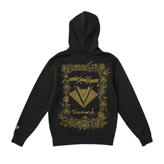 Moletom Diamond - 25 Years Hoodie - Black/Preto