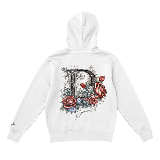 Moletom Diamond - D Roses Hoodie - White/Branco