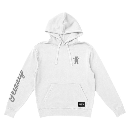 Moletom Grizzly - OG Mini Bear Script Hoodie White/Branco