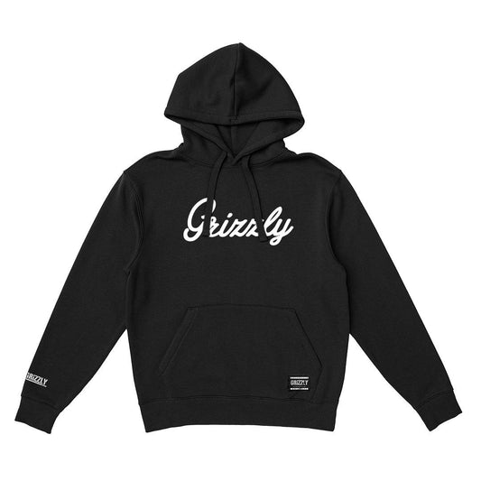 Moletom Grizzly - Script Logo Hoodie Black/Preto