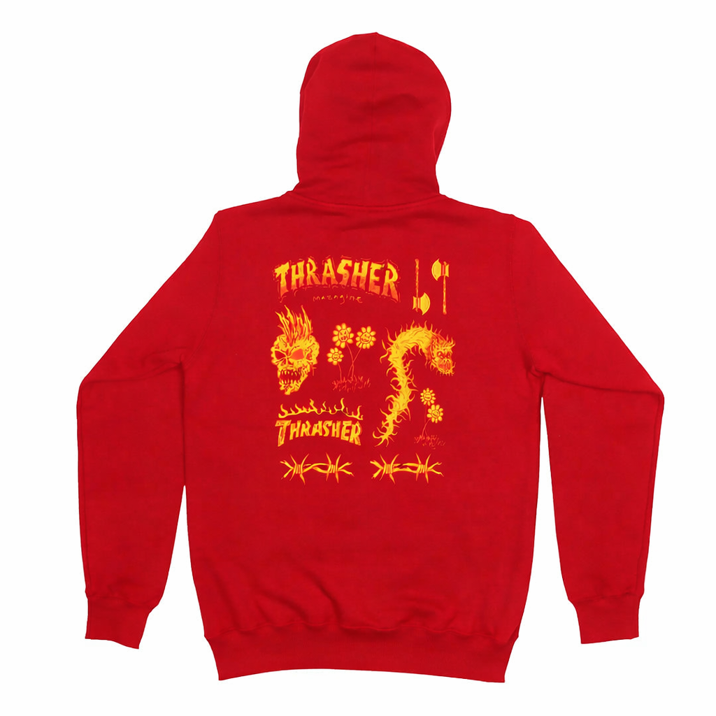 Moletom Thrasher ESPECIAL SKETCH - RED/ Vermelho