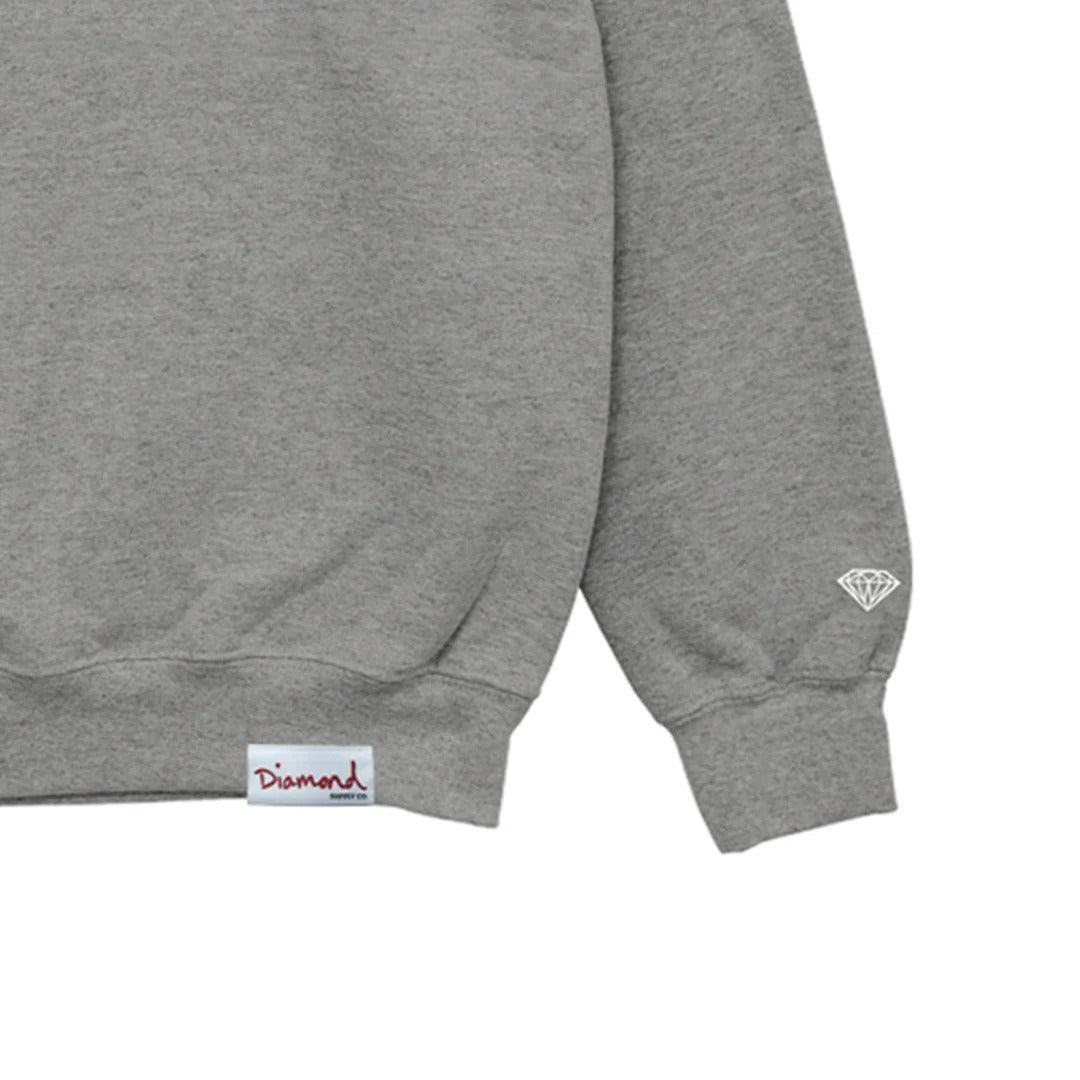 Moletom Diamond - OUTLINE CREWNECK - Grey/Cinza