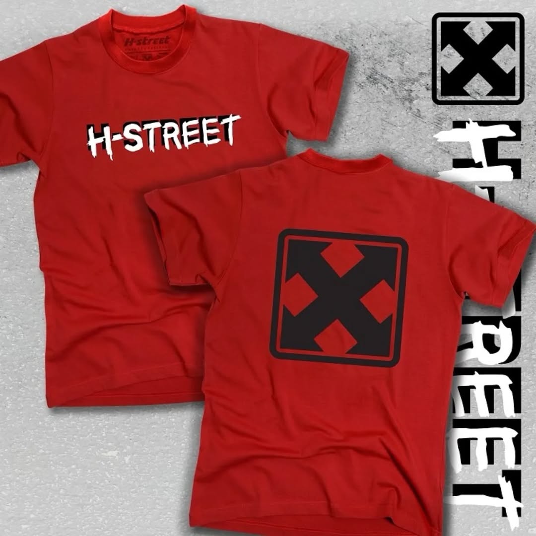 Camiseta H-Street MARK LOGO TEE - Vermelho/RED