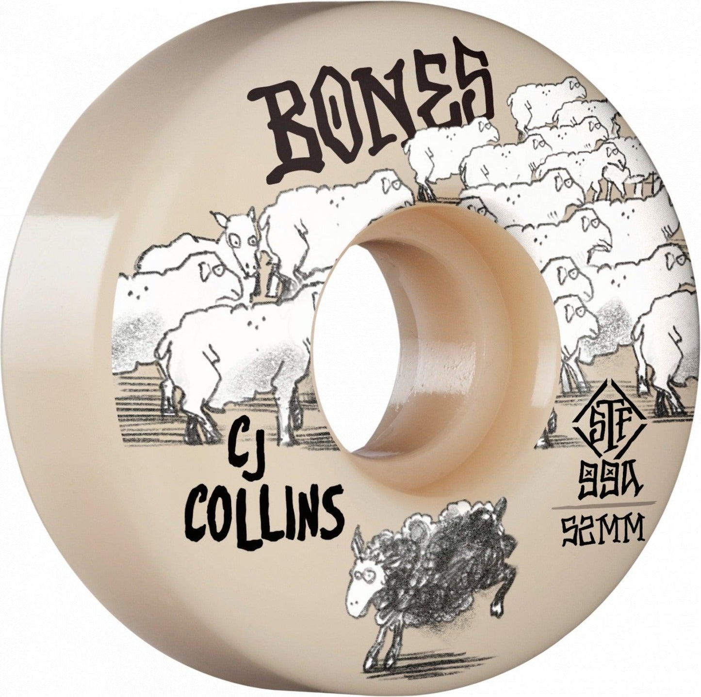 Roda Bones wheels STF V3 SLIMS Collins 99A - 52mm