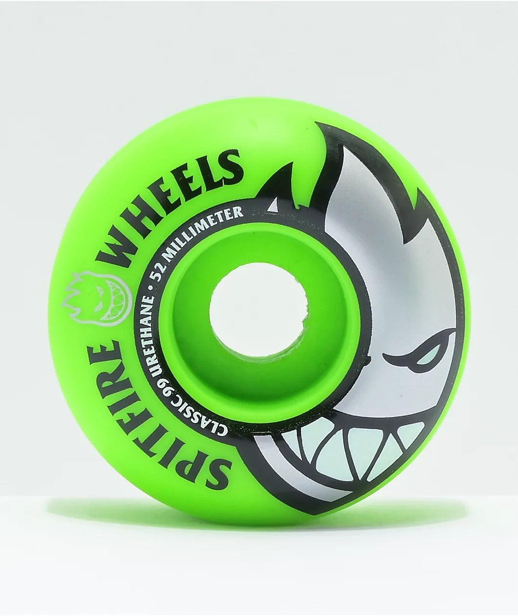 Roda Spitfire Big head Classic Green - 99D 52mm