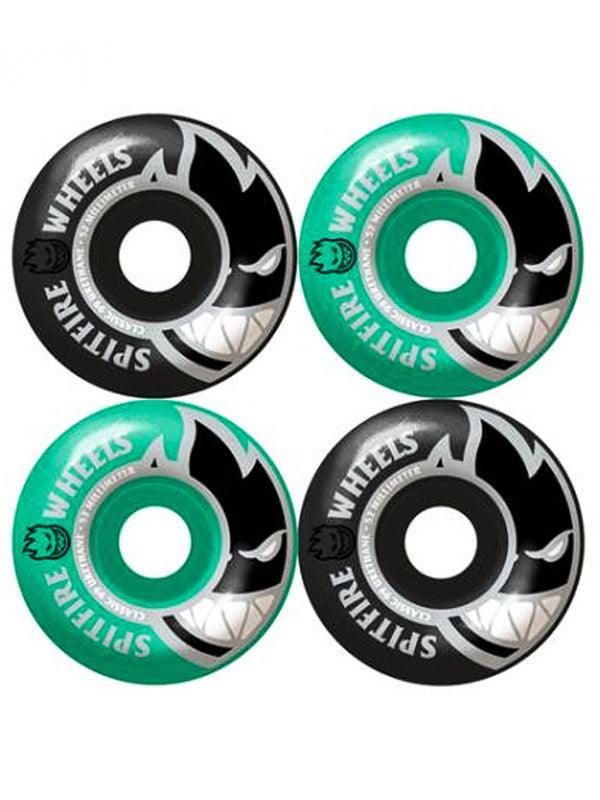 Roda Spitfire Bighead Mash PRETA/VERDE - 99D 54mm