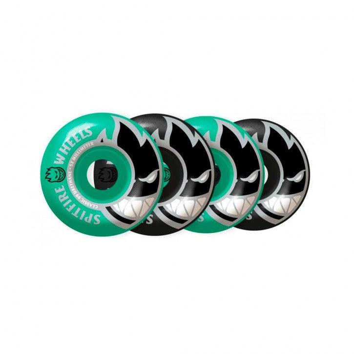 Roda Spitfire Bighead Mash PRETA/VERDE - 99D 54mm