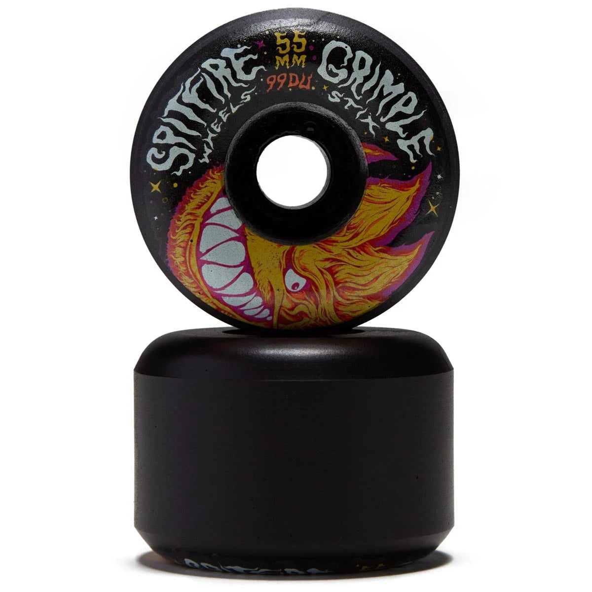 Roda Spitfire F4 Lock Ins FULL Grimple Black 99D - 55mm