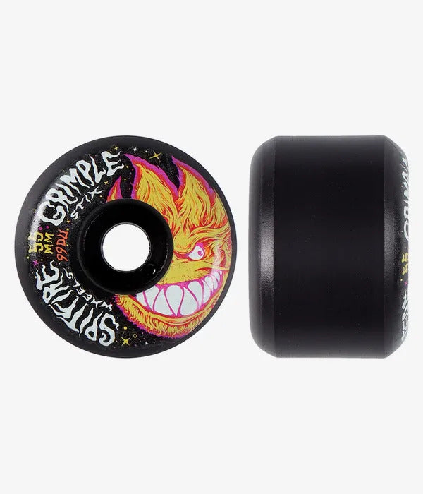 Roda Spitfire F4 Lock Ins FULL Grimple Black 99D - 55mm