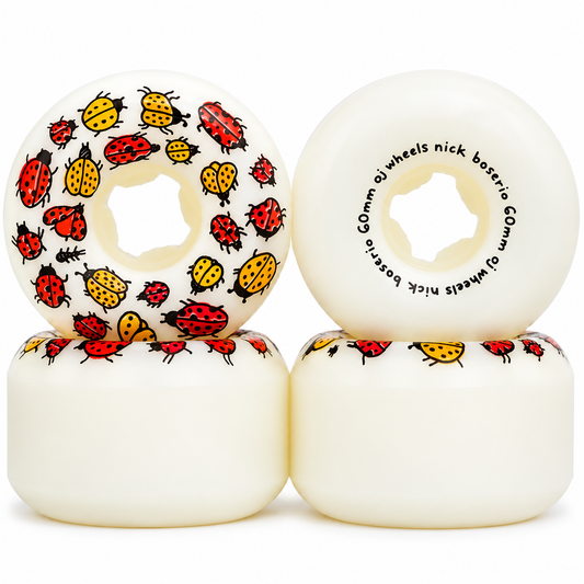 Roda OJ Wheels - Boserio Ladybugs Original White - 60mm