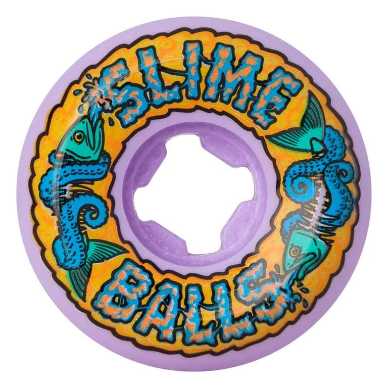 Roda Slime Balls Fish Purple 99A 54mm