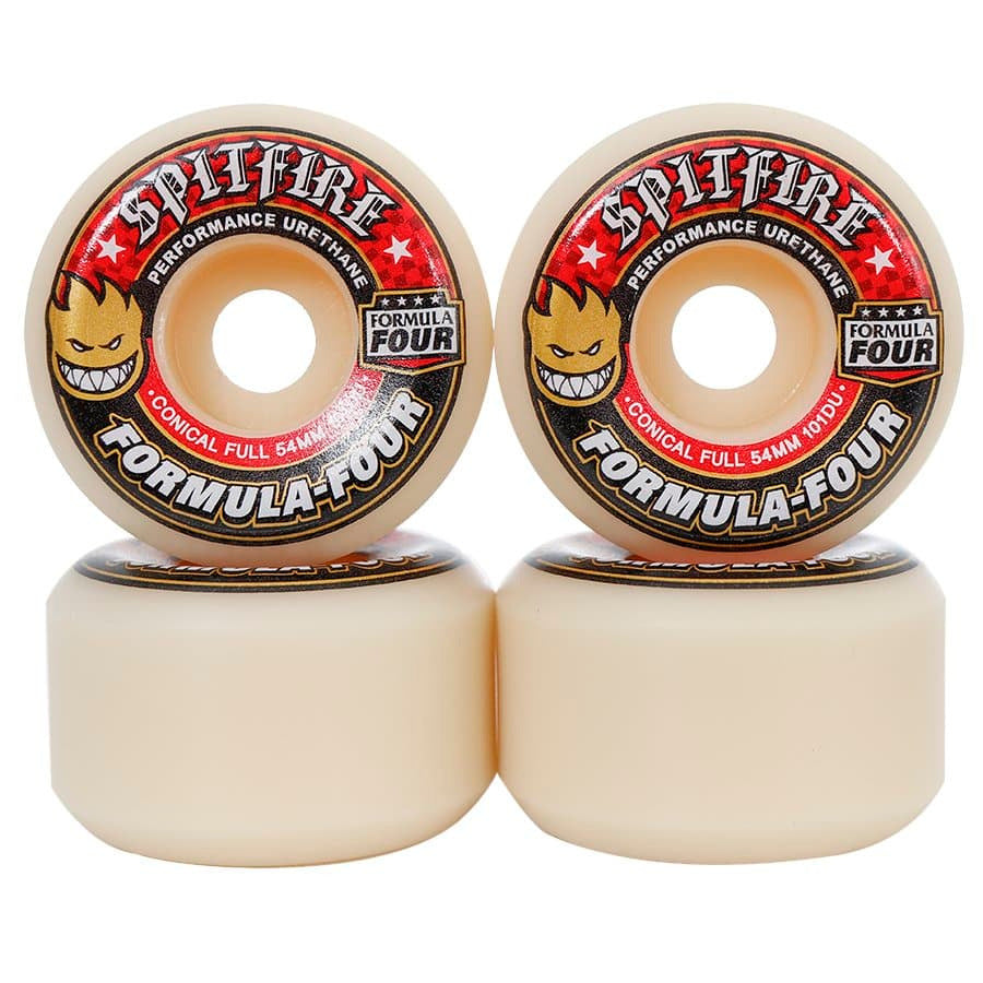 Roda Spitfire F4 Conical Full Red Print 101DU