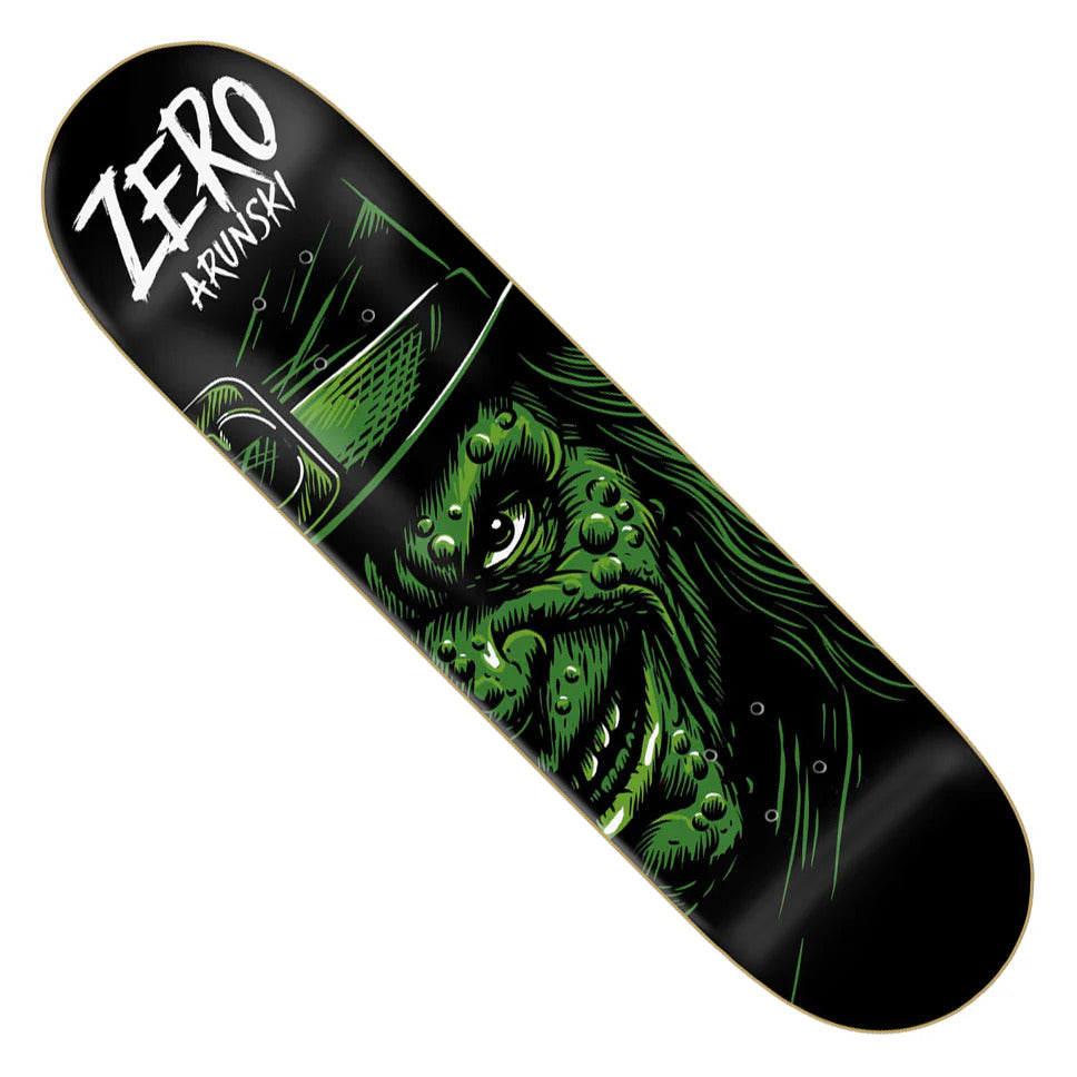 SHAPE MAPLE  Zero Skateboards – Arunski Fright night 2