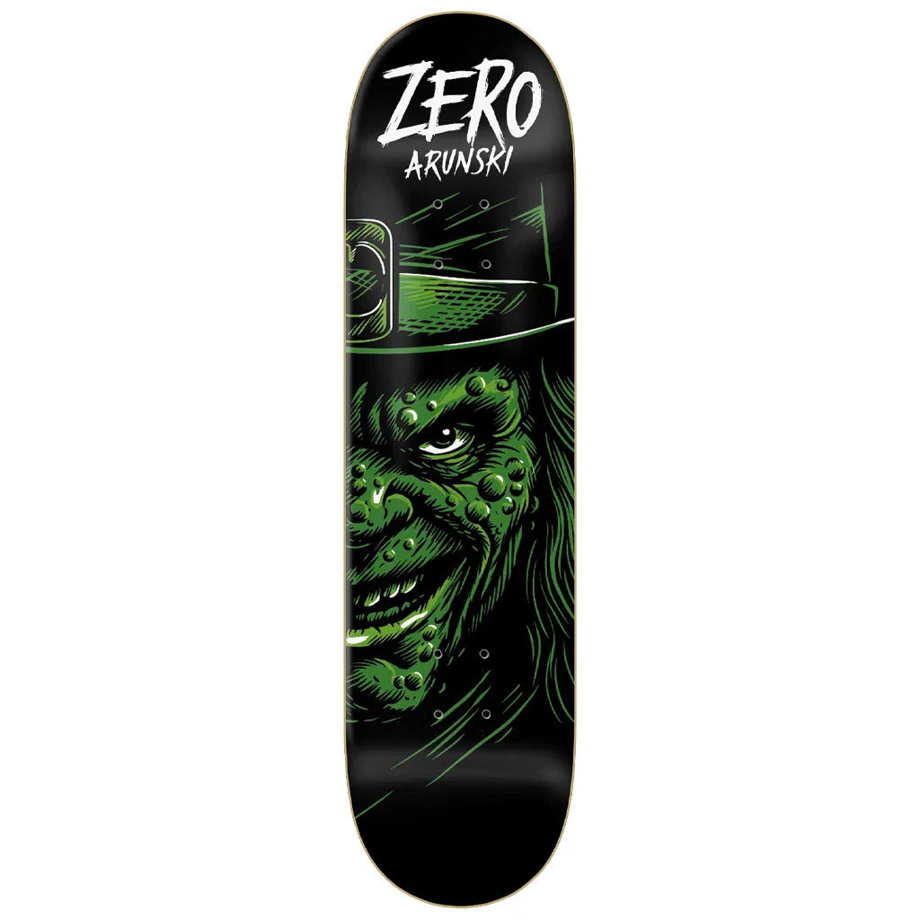 SHAPE MAPLE  Zero Skateboards – Arunski Fright night 2