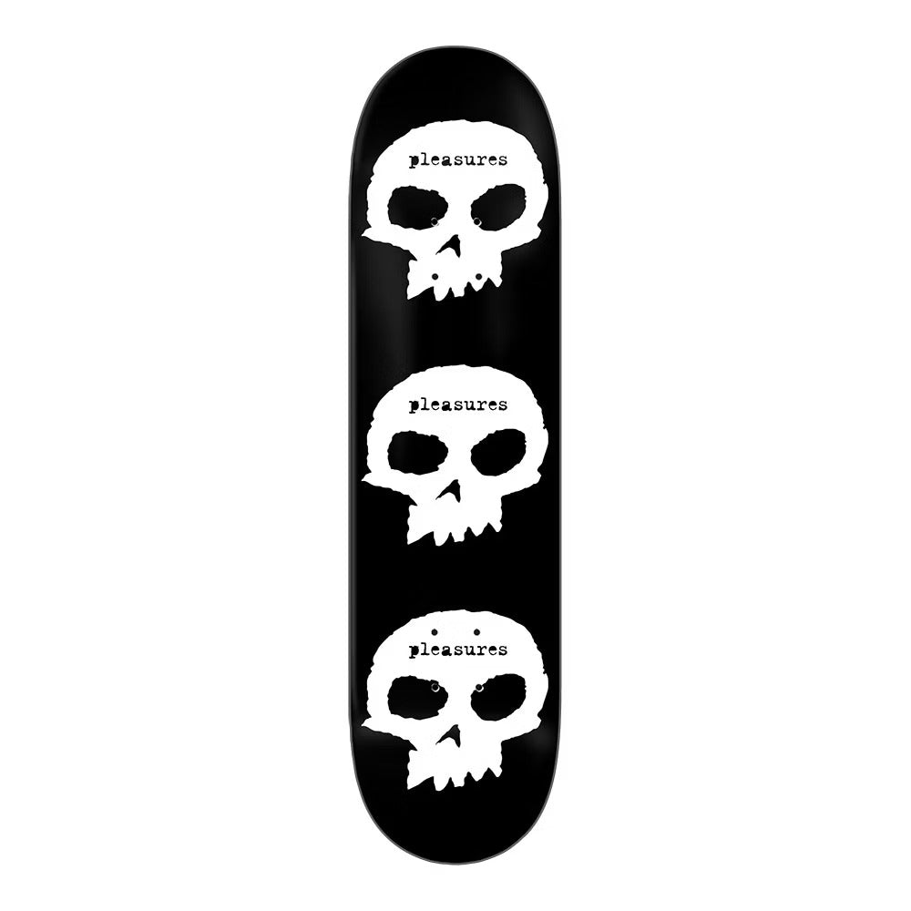 SHAPE MAPLE  Zero Skateboards – Pleasures 3 Skull